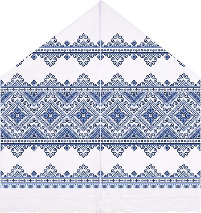 Схема Рушник под Каравай для вышивки бисером и нитями на атласной ткани (ТР066ан4599) Схема Рушник под Каравай для вышивки бисером и нитями на атласной ткани (ТР066ан4599)