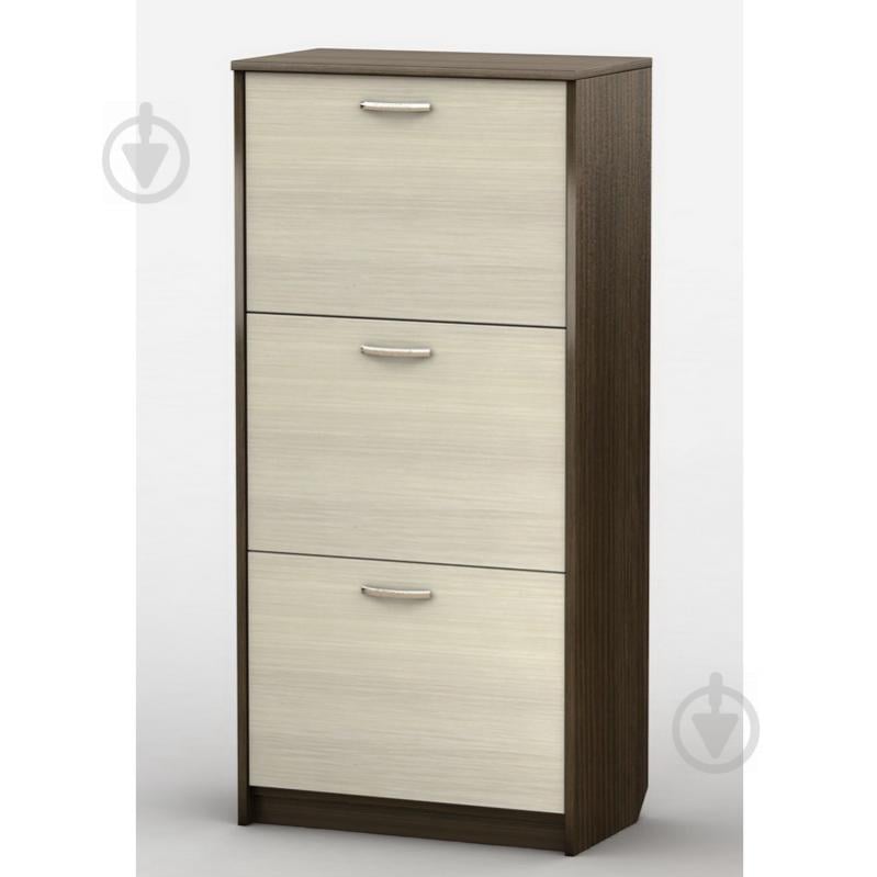 Тумба для обуви Тиса Мебель ТО-112 Венге Молочный