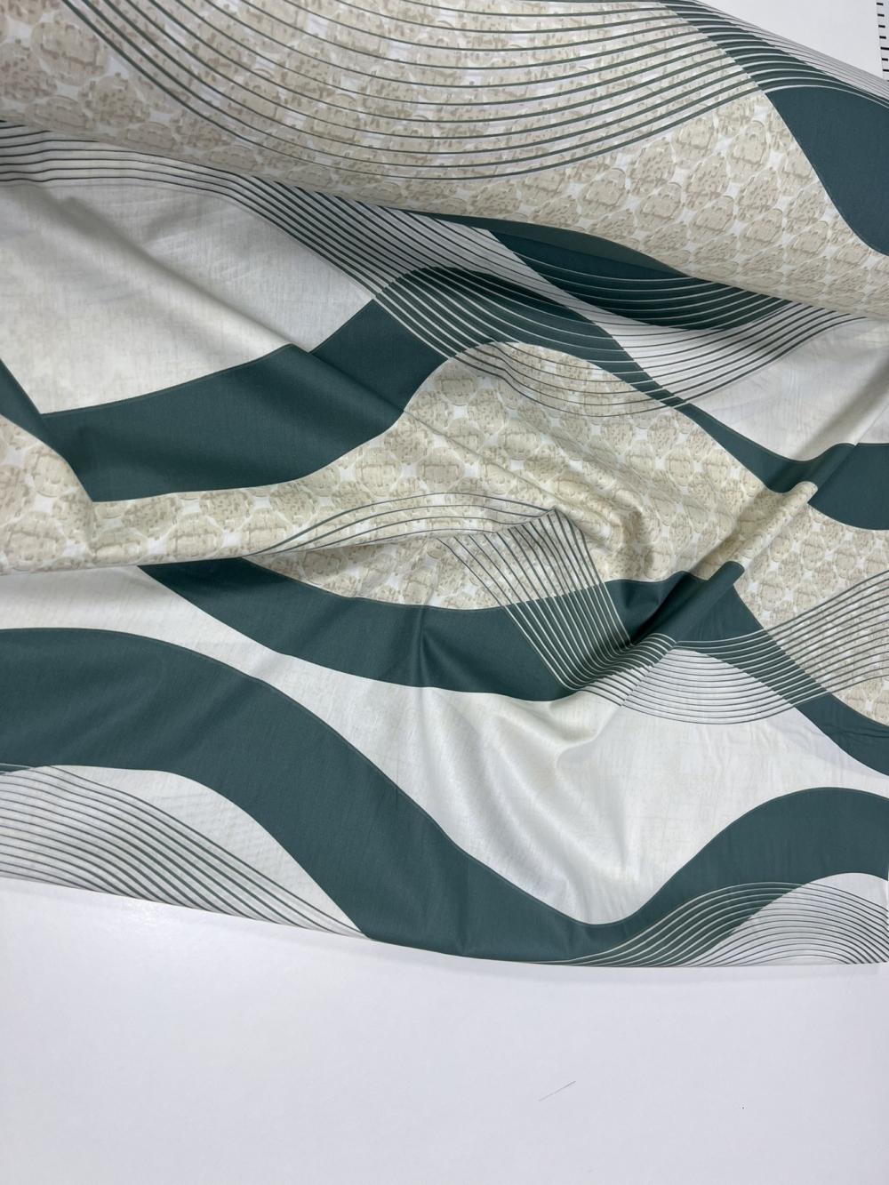 Комплект постельного белья Волна сатин двуспальный/наволочки 50х70/70х70 см (8465) - фото 2 Комплект постельного белья Волна сатин двуспальный/наволочки 50х70/70х70 см (8465) - фото 2