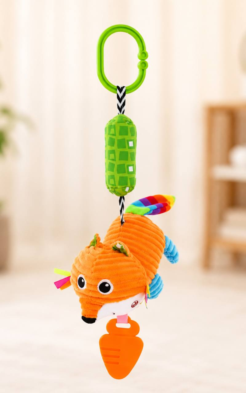 Игрушка-подвеска мягкая музыкальная BF2421-3-4 Лисенок (35278194)