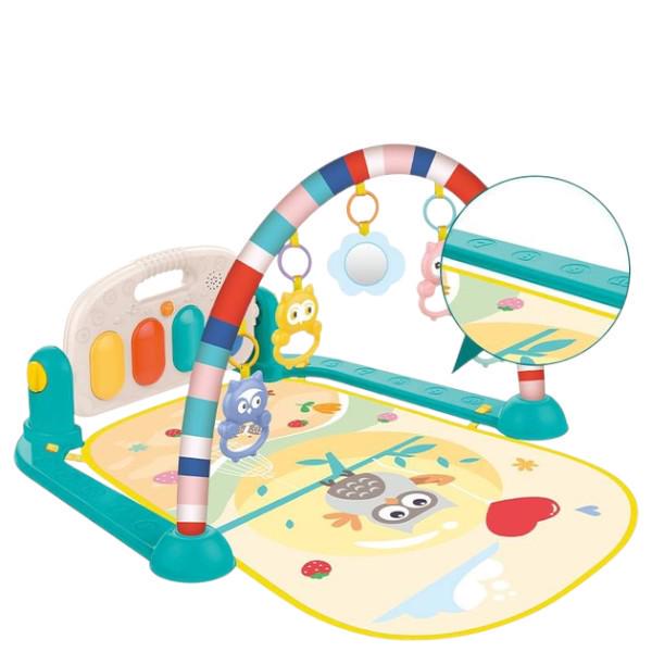 Развивающий коврик Музыкальное пианино подсветка мелодии 5 подвесок (НЕ 0650) - фото 7 Развивающий коврик Музыкальное пианино подсветка мелодии 5 подвесок (НЕ 0650) - фото 7