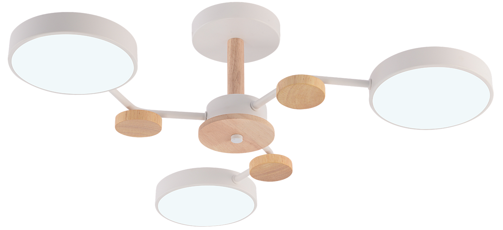 Светильник потолочный Valeso XI3310-3 Белый/Дерево