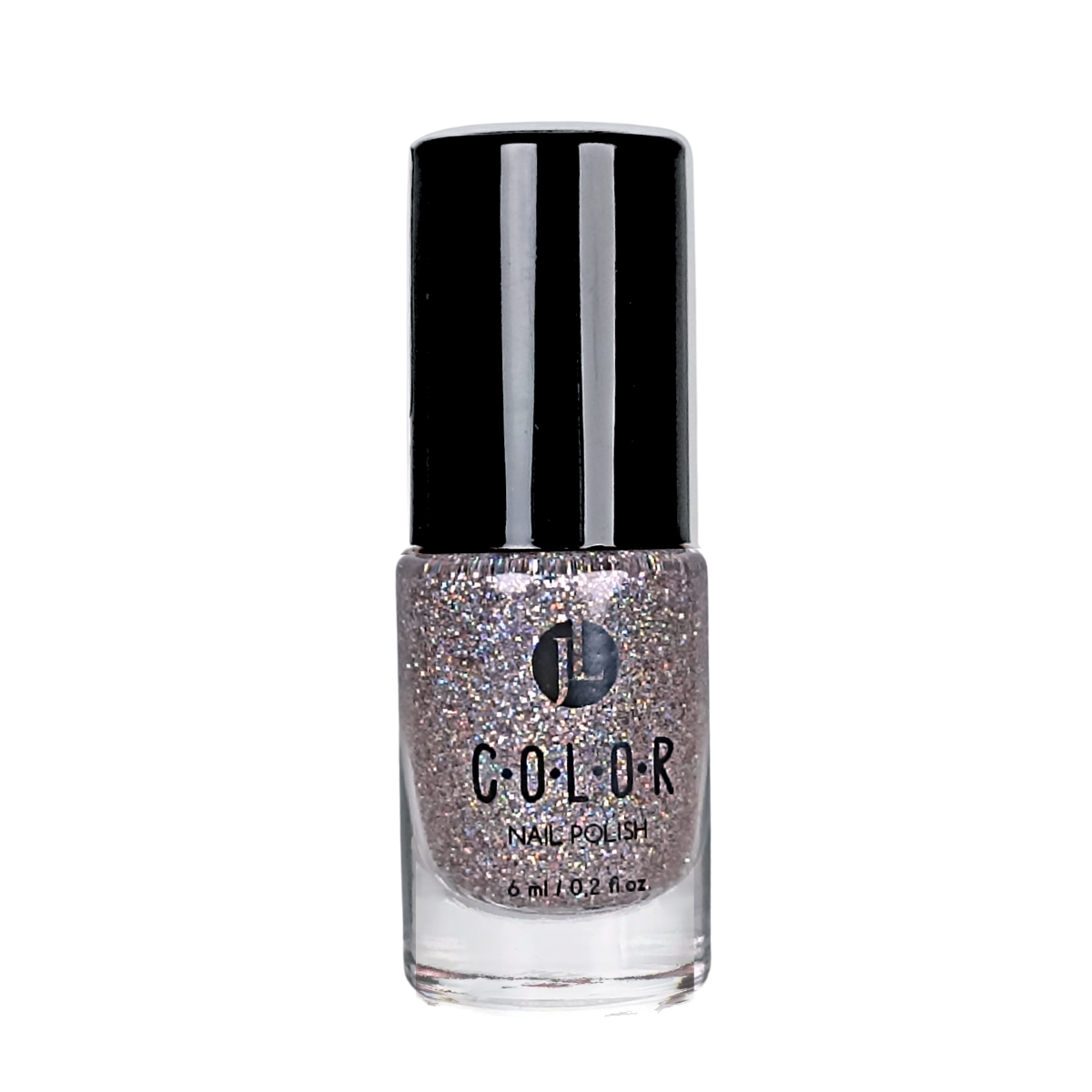 Лак для нігтів Jovial Luxe Color глянцевий 6 мл 087 Бежевий з різнокольоровим глітером (13353627)