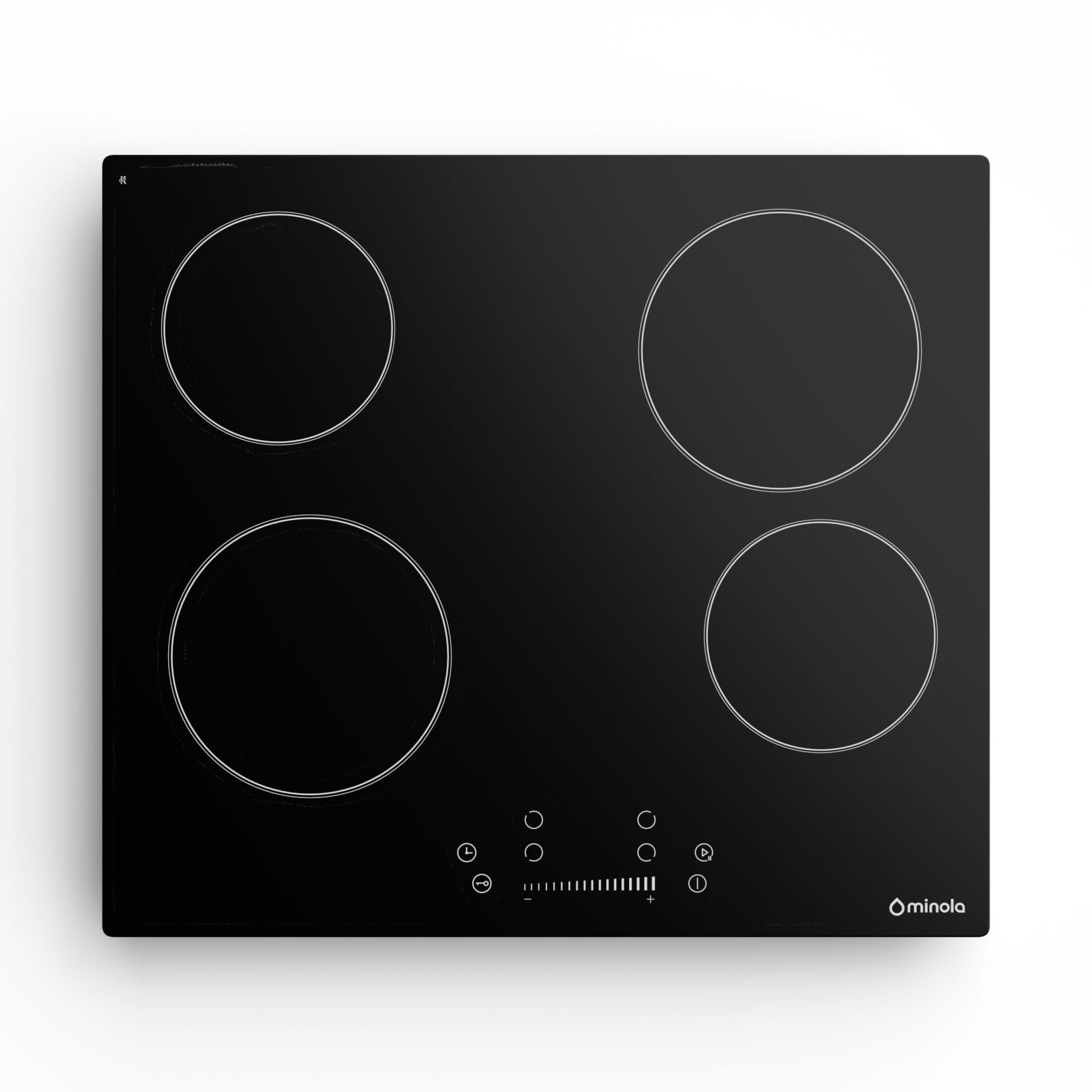 Варильна поверхня склокерамічна Minola MHS 6074 Touch Black (5905538403277)