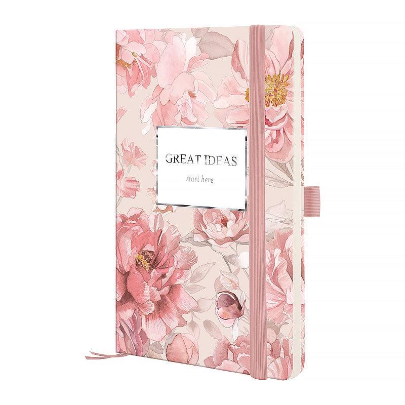 Еженедельник датирован 2026 Axent Partner Peony Dreams 125х195 мм 192 стр. (8524-26-2-A-CC)