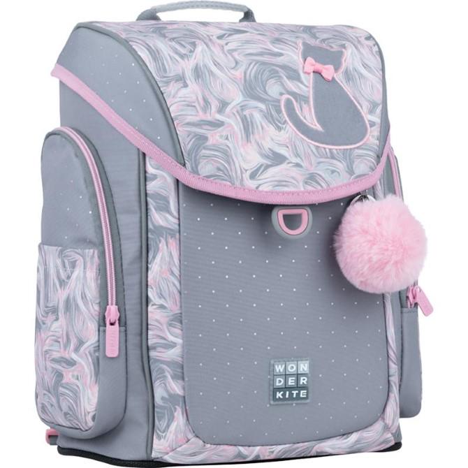 Школьный каркасный рюкзак Wonder Kite Kitty ортопедический (202751)