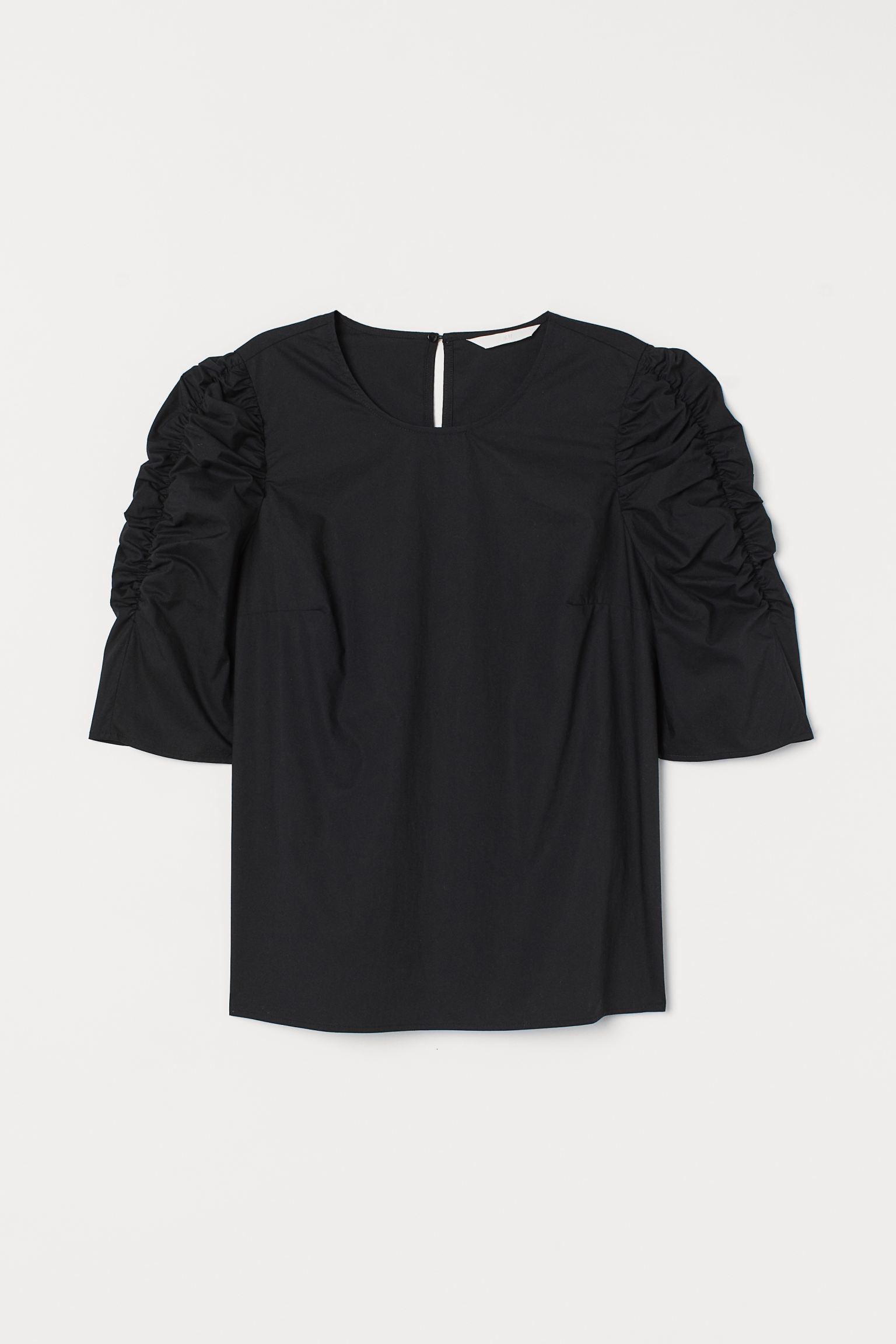 Блуза H&M р. 36 Черный (15128406041)