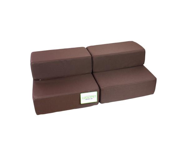 Сходи для собак Lucky Pet Еверест 36х40х60 см Коричневий (43822) - фото 6