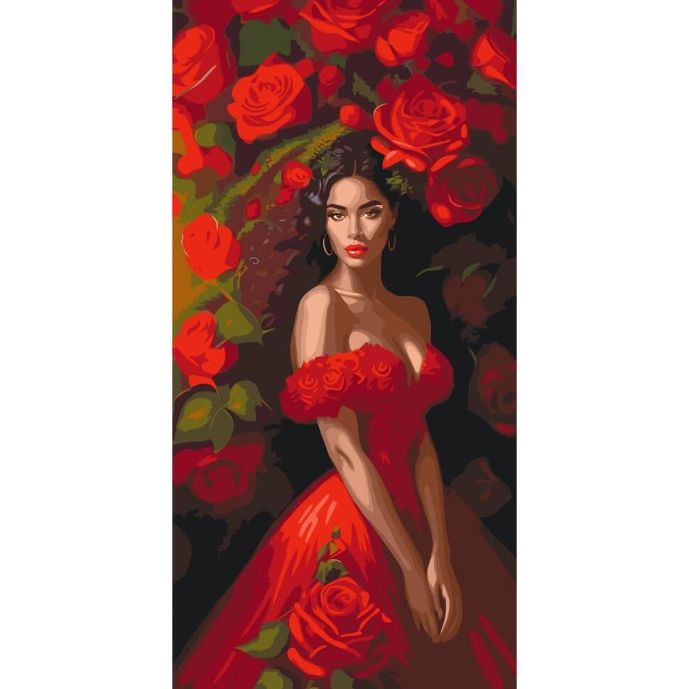 Картина по номерам ART CRAFT Искушение в красном 40х80 см (2987254626)