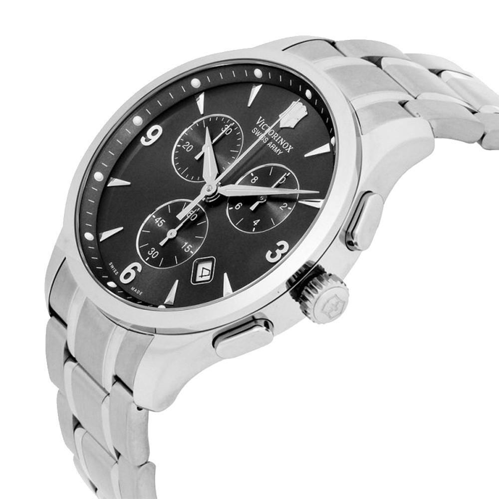 Наручний годинник чоловічий Victorinox Swiss Army Alliance Ii Chrono кварцевий Silver (V241478) - фото 2 Наручний годинник чоловічий Victorinox Swiss Army Alliance Ii Chrono кварцевий Silver (V241478) - фото 2