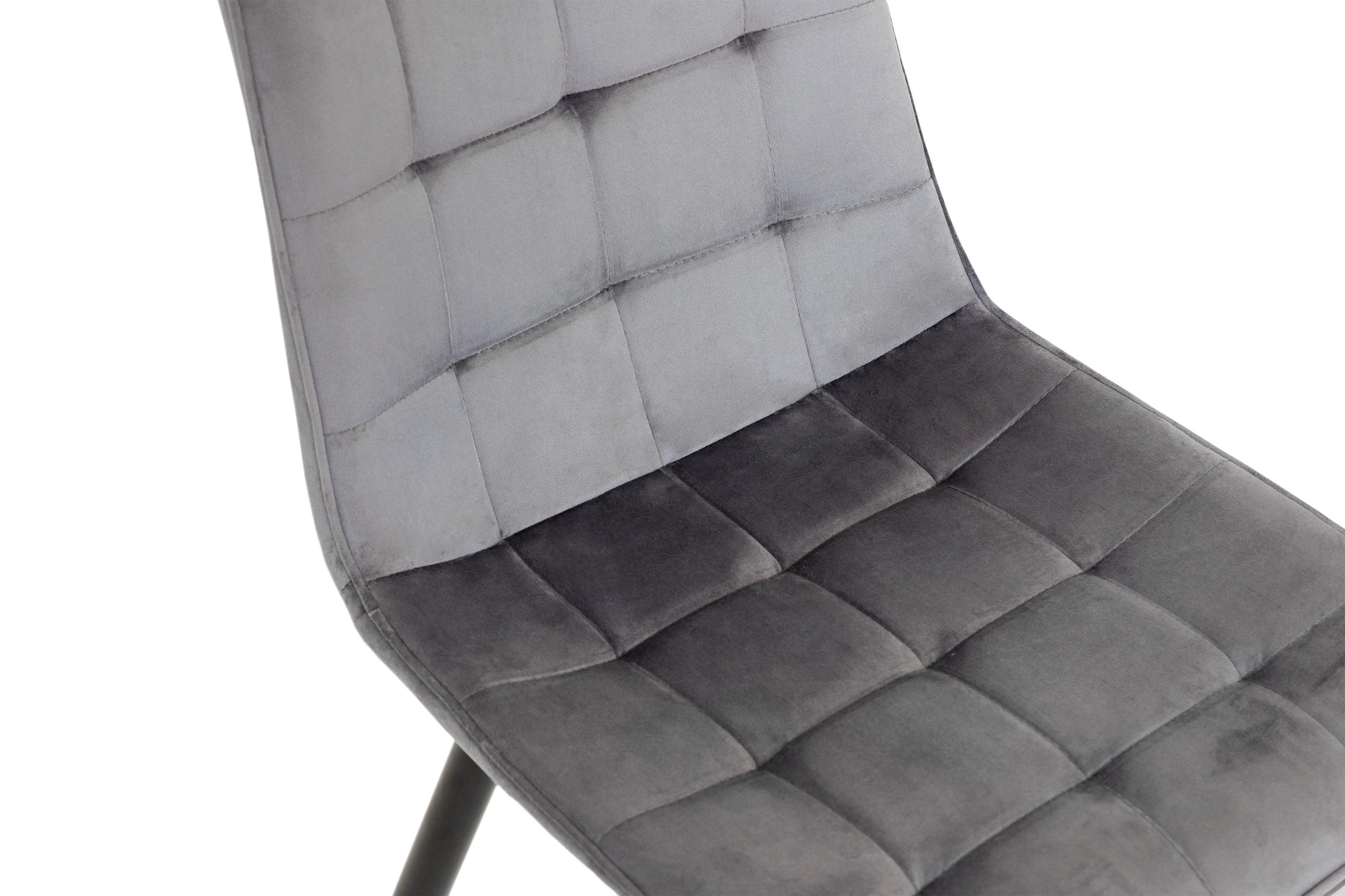 Стілець для кухні та вітальні ГРЕЙС Віллі 480х890х560 мм Чорний/Сірий (GAА0054750) - фото 4 Стілець для кухні та вітальні ГРЕЙС Віллі 480х890х560 мм Чорний/Сірий (GAА0054750) - фото 4