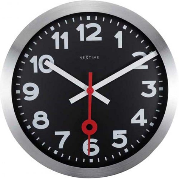 Часы настенные Station 35 см Черный Часы настенные Station 35 см Черный