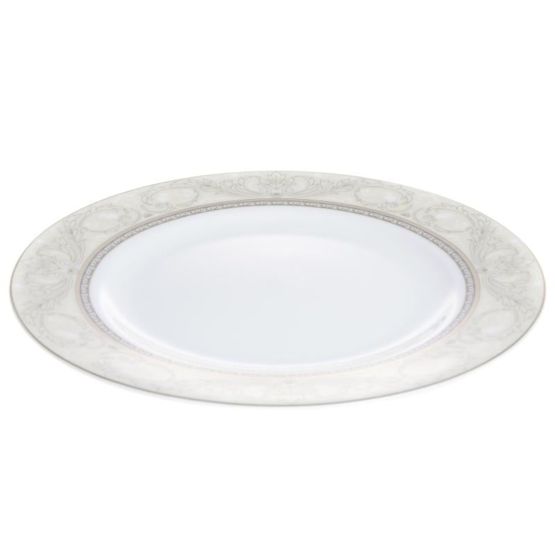 Тарілка кругла Lora NP106 кістяна порцеляна Білий (73-045)