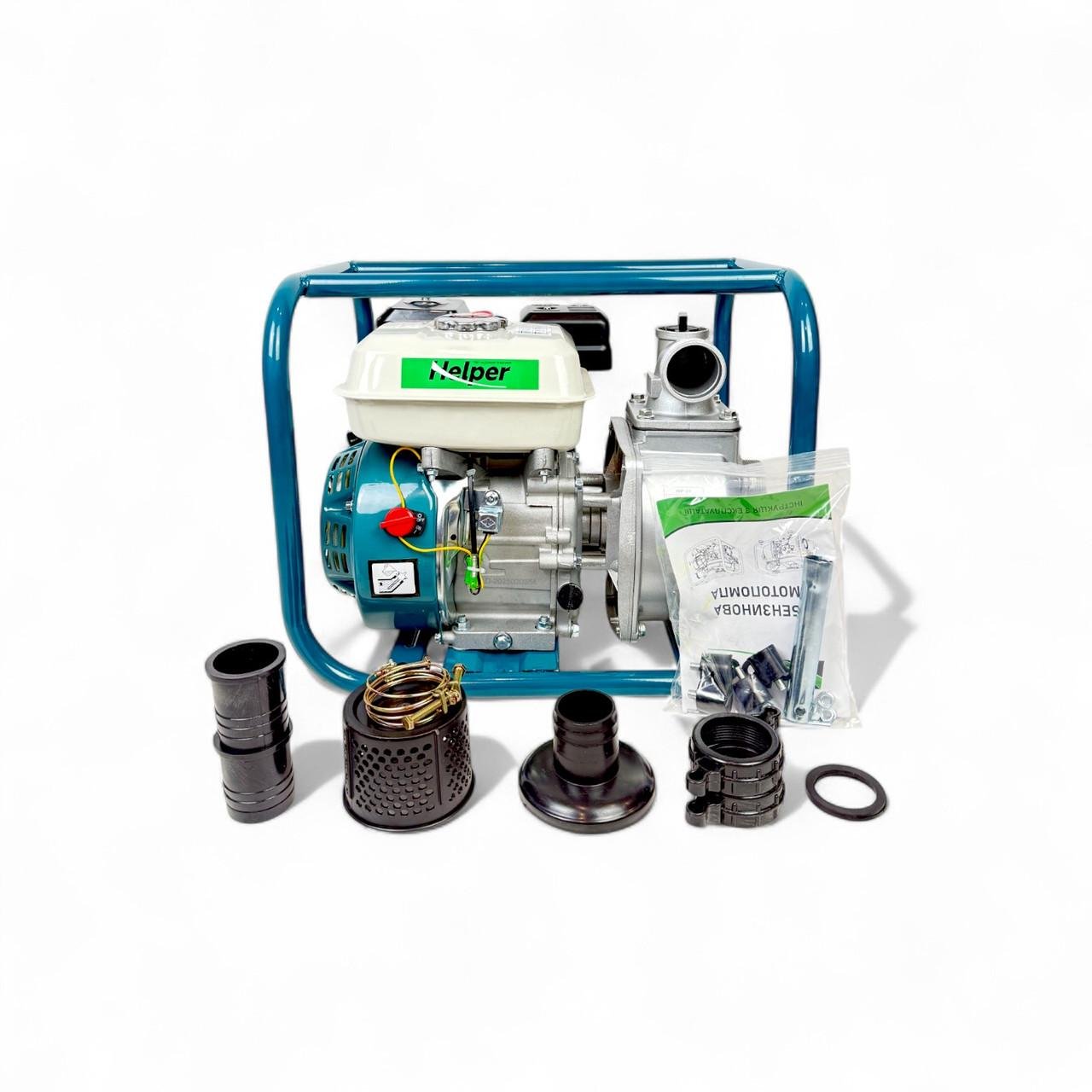 Мотопомпа бензинова Helper HP-1001 500 л/хв 6.5 к.с.