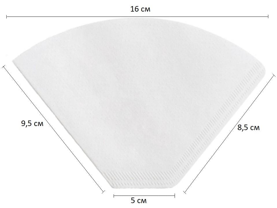 Фільтр-пакет для кави паперовий Melitta 1х2 40 шт. Білий - фото 2