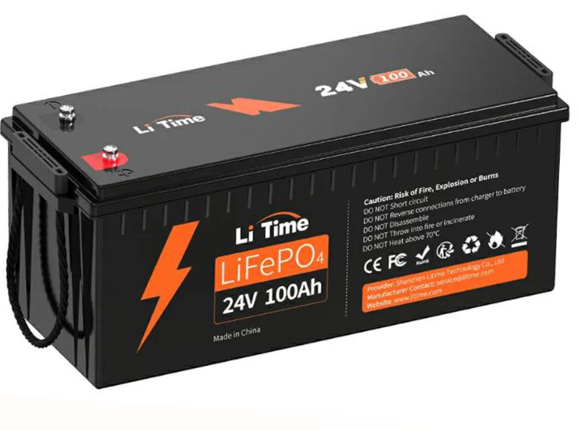 Акумулятор для ДБЖ/інвертора LiTime LiFePO4 24В 100А год - фото 1