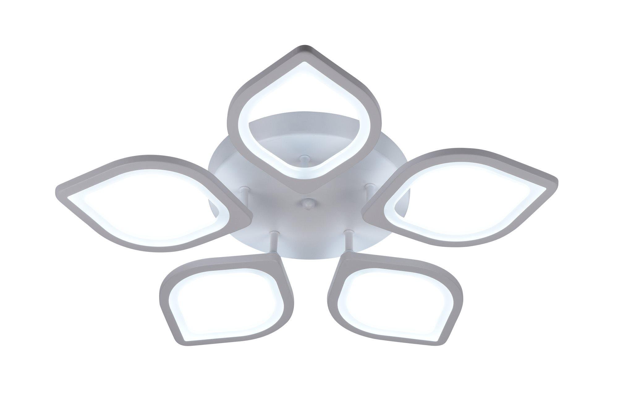 Люстра светодиодная акриловая Valeso V X6131-5 WT (000039997)