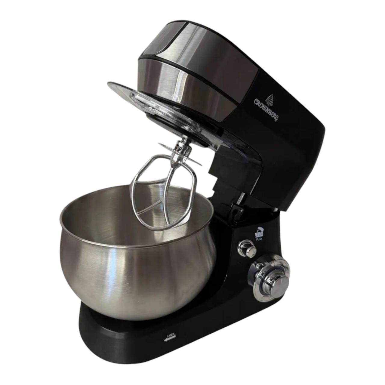 Комбайн кухонний Crownberg CB-3409 кухонна машина з місткою чашею та імпульсним режимом 2600 Вт 5 л (є309) - фото 9 Комбайн кухонний Crownberg CB-3409 кухонна машина з місткою чашею та імпульсним режимом 2600 Вт 5 л (є309) - фото 9