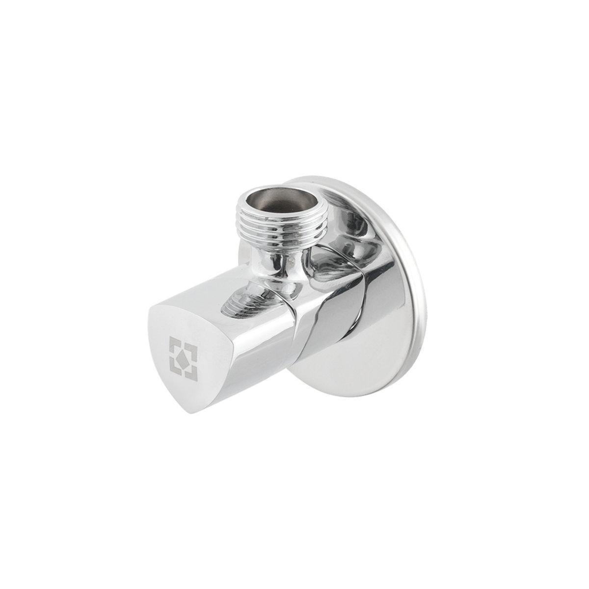 Кран приборный угловой Raftec Relo VKM80101 mini 1/2" ЗЗ Silver (SW-99354)