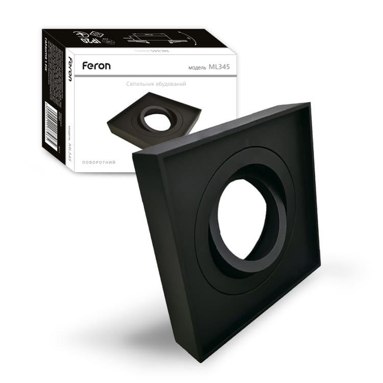 Точечный светильник поворотный Feron ML345 GU5.3 Черный (37074)