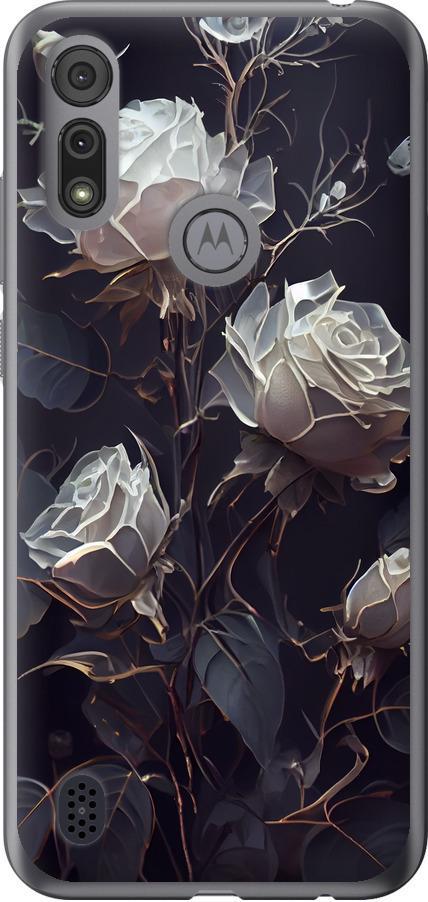 Чехол на Motorola E6i Розы 2 (5550u-2355-42517) Чехол на Motorola E6i Розы 2 (5550u-2355-42517)