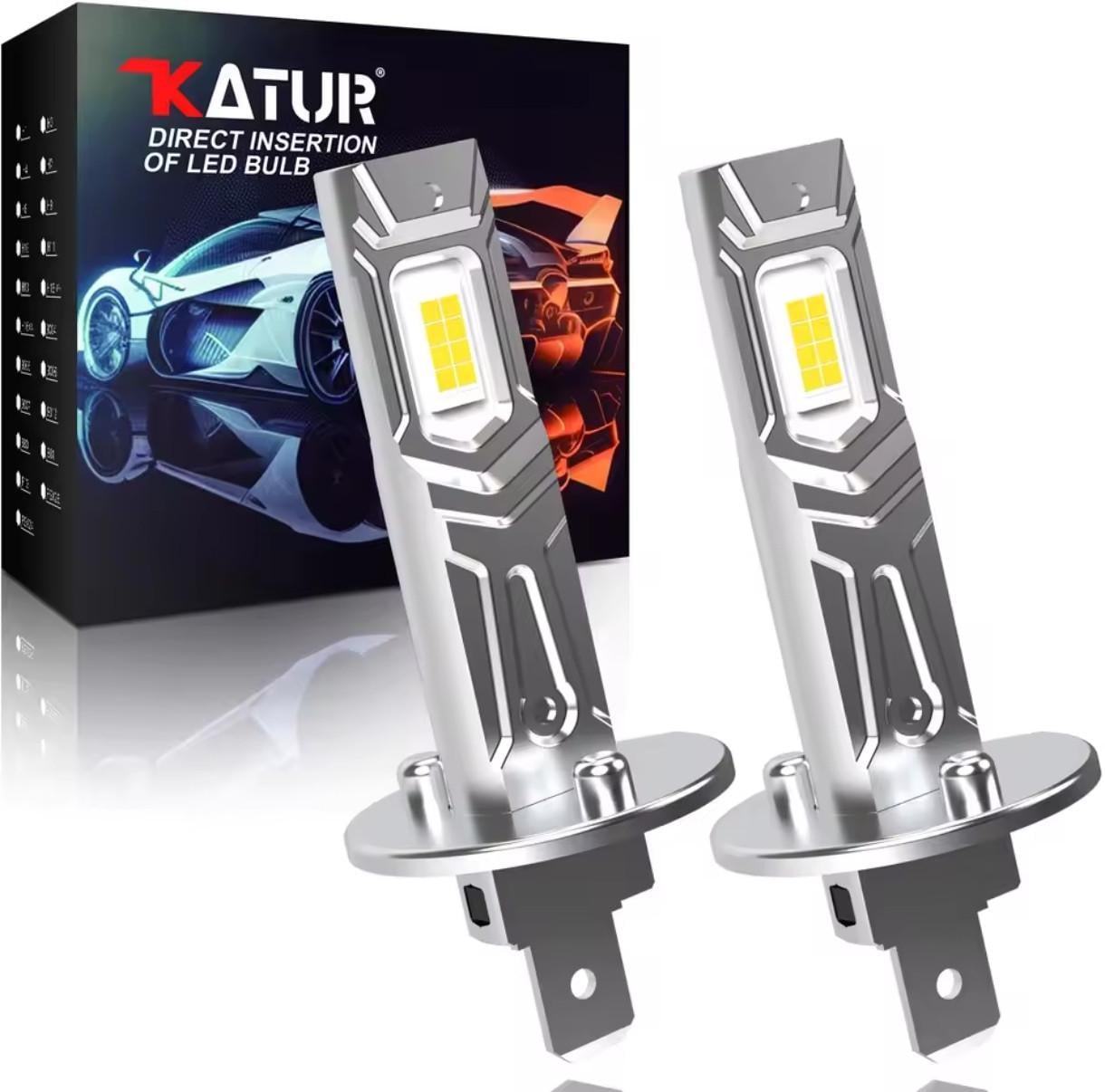 Автомобильные LED-лампы H1 70 Вт 16000 лм 6000К с Canbus и пассивным охлаждением (S130GVM)