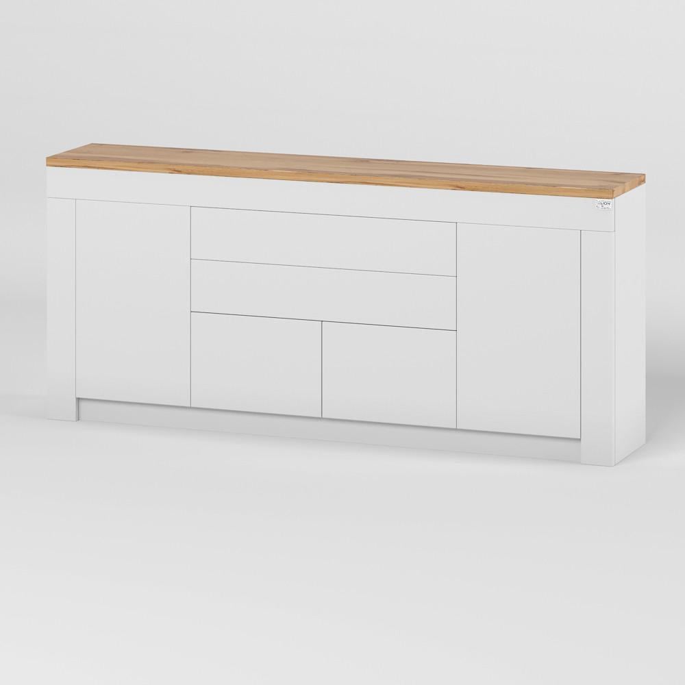 Комод Lion Ларри-2 Нимфея Альба/Дуб Аппалачи (Lion-041006)