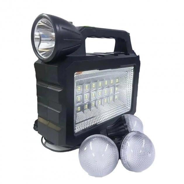 Ліхтар світлодіодний переносний Solar light system CL-28 Black - фото 2