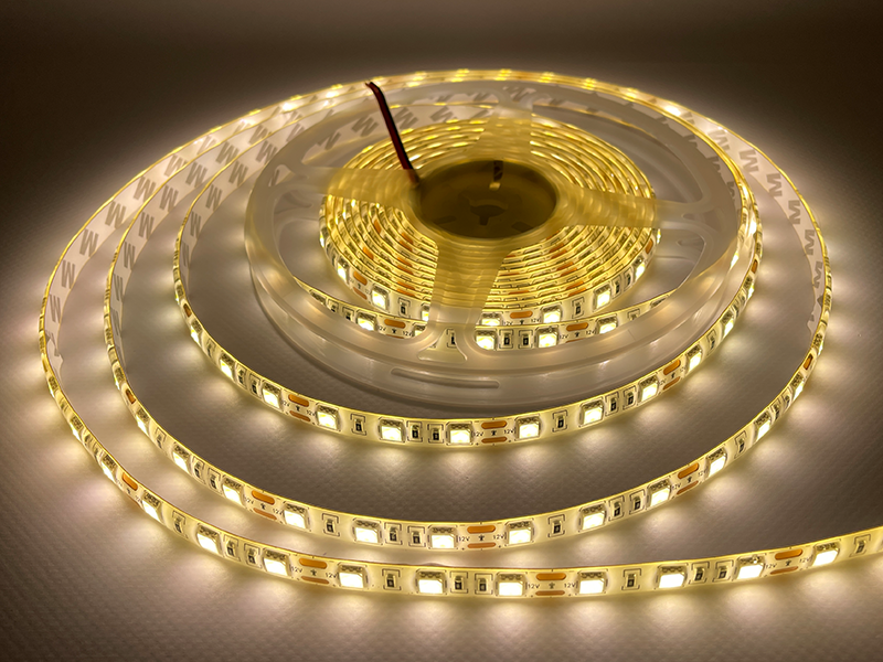 Світлодіодна стрічка МТК MTK 5050 60 LED 12V IP65 Тепло білий ( -300WW-F-5050-12 №1) - фото 2