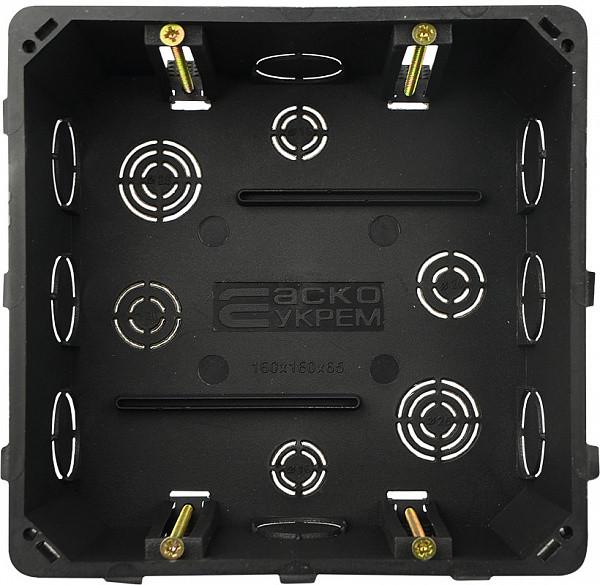 Розподільча коробка АСКО-УКРЕМ внутрішня 8 вводів цегла-бетон IP30 PP 160х160х65 мм (РК-160*160*65-Б) - фото 2 Розподільча коробка АСКО-УКРЕМ внутрішня 8 вводів цегла-бетон IP30 PP 160х160х65 мм (РК-160*160*65-Б) - фото 2