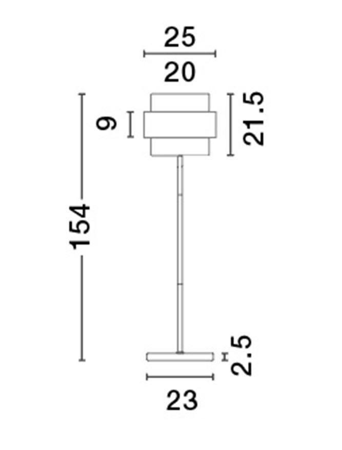 Торшер Nova Luce Sianna (9236410) - фото 7 Торшер Nova Luce Sianna (9236410) - фото 7