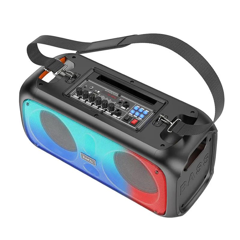 Колонка Hoco BS54 RGB Bluetooth с микрофонами - фото 2