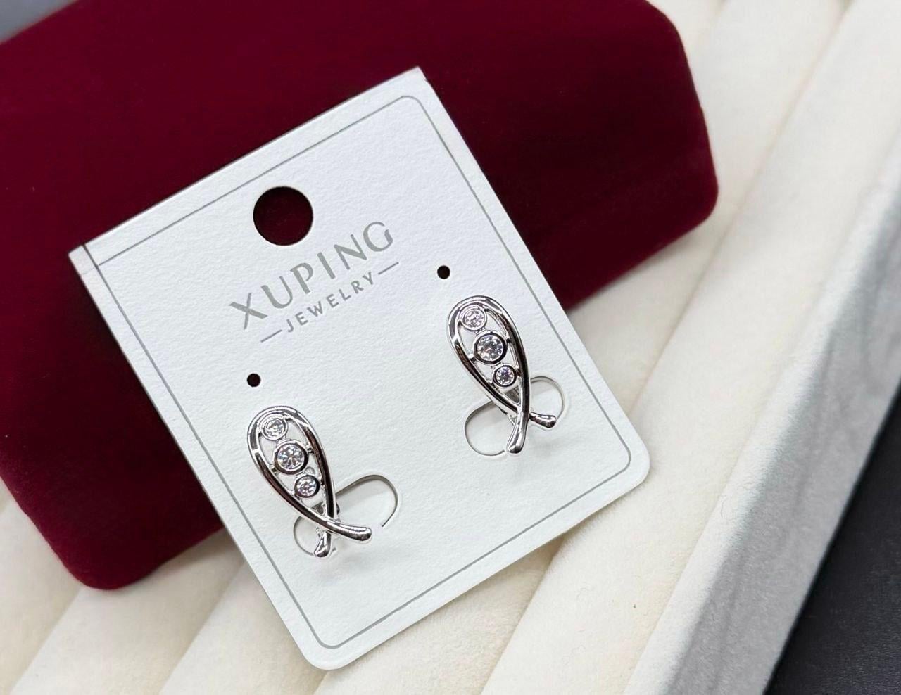 Серьги Xuping гипоаллергенная медицинская сталь (2905917099)
