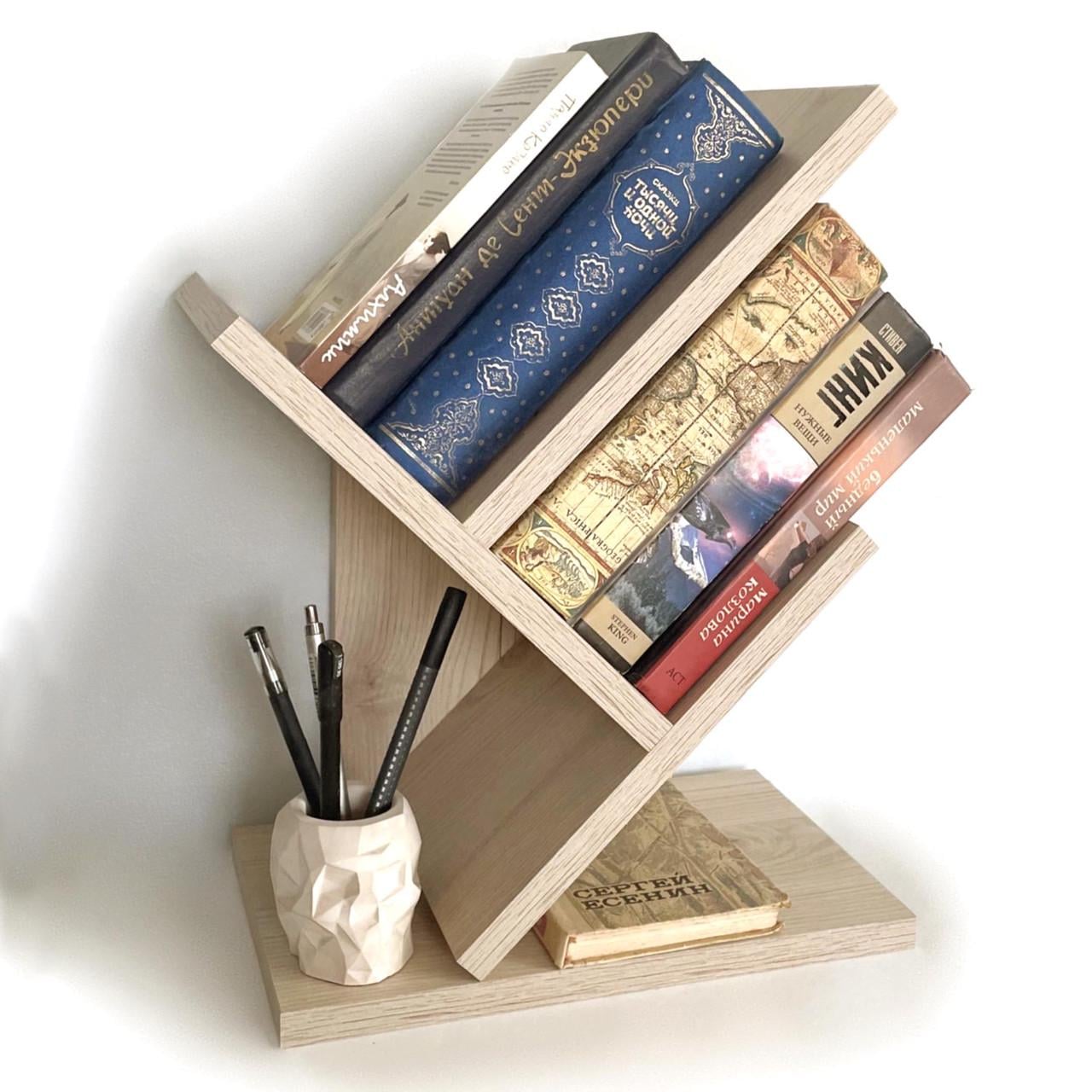 Полка книжная настольная из дерева Сантужи Бланже (КПА-009101)