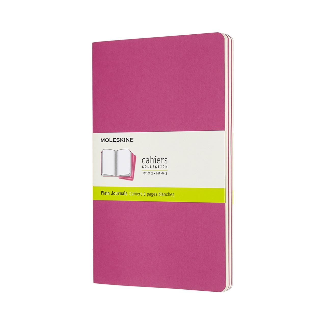 Блокнот Moleskine Cahier средний 13х21 см 80 страниц нелинованный кинетический Розовый (8058647629681)