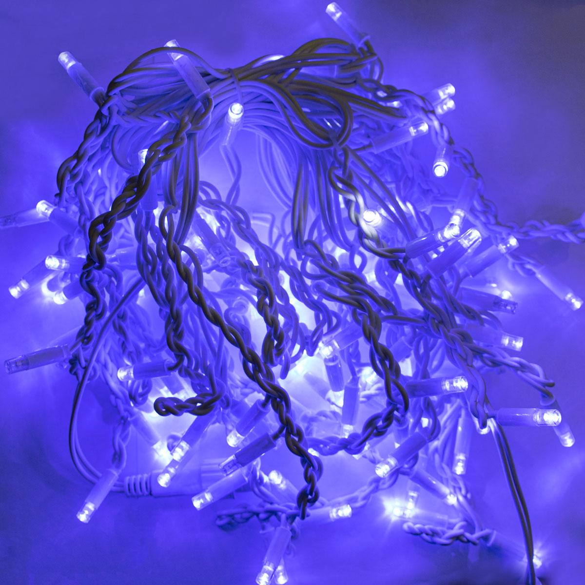 Гирлянда уличная бахрома Xmas 120 Short curtain-B-1 115 Led 5,2х0,5 м Синий (1009648-Other)