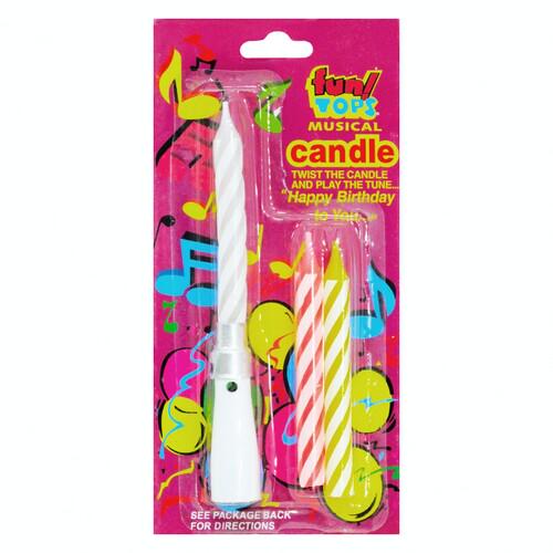 Свічка для торта музична SETA Decor 16-8WT Свічка для торта музична SETA Decor 16-8WT