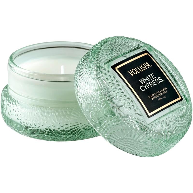 Свеча ароматическая Voluspa Japonica White Cypress 51 г макарон (111000752)
