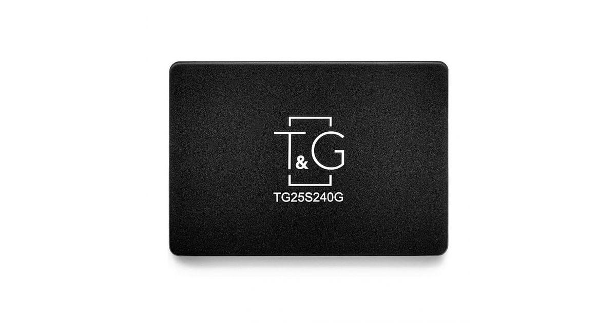 SSD-накопитель T&G 240 Gb SATA3 2,5" 3D TLC 500/450 MB/s (TG25S240G)