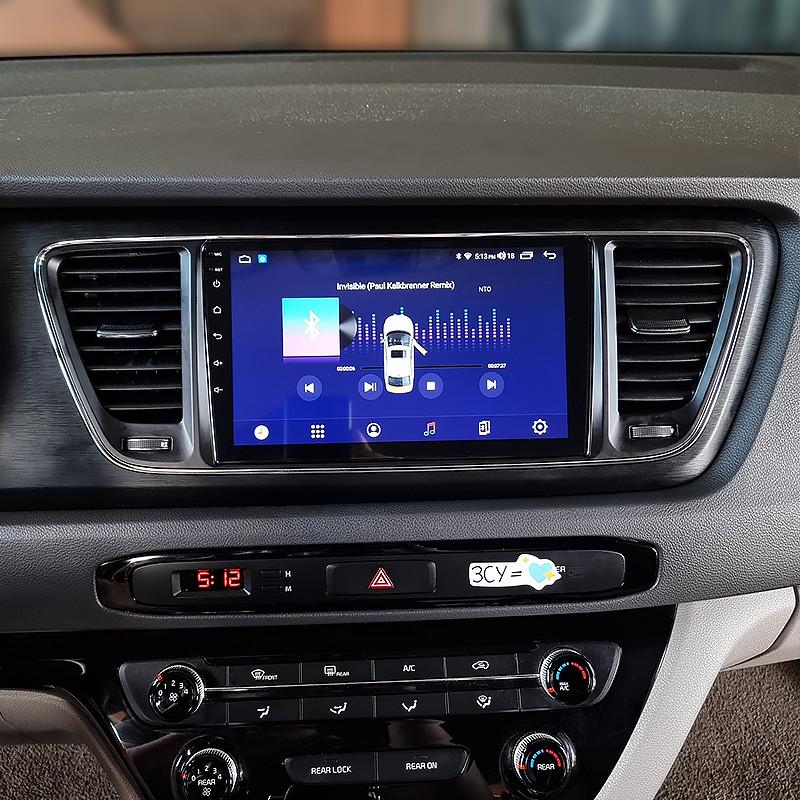 Магнитола штатная Lesko для Kia Sedona III 2014-2021 9" 6/128Gb 4G Wi-Fi GPS Top - фото 4