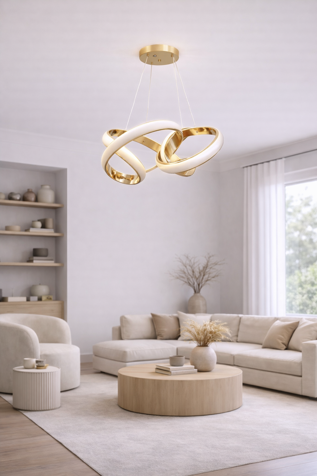 Люстра Nova Orbit LED 3 режима 151W (20199/5GD)