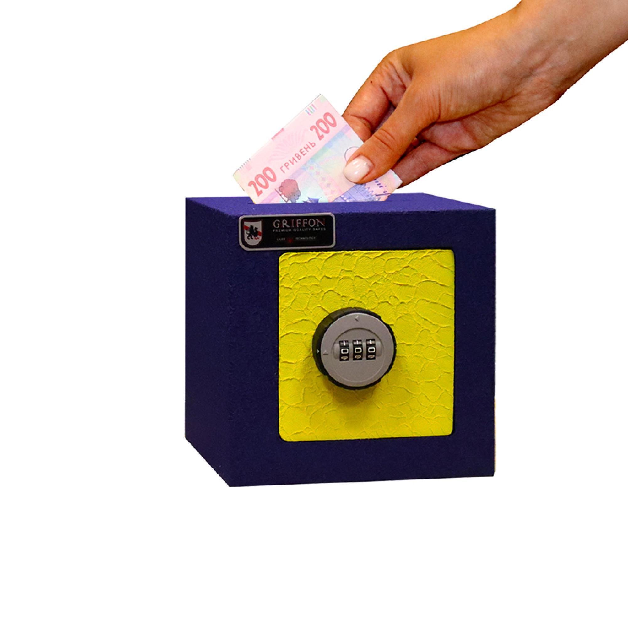 Сейф дитячий Griffon LS.15.C Yellow/Blue (29190176) - фото 4 Сейф дитячий Griffon LS.15.C Yellow/Blue (29190176) - фото 4
