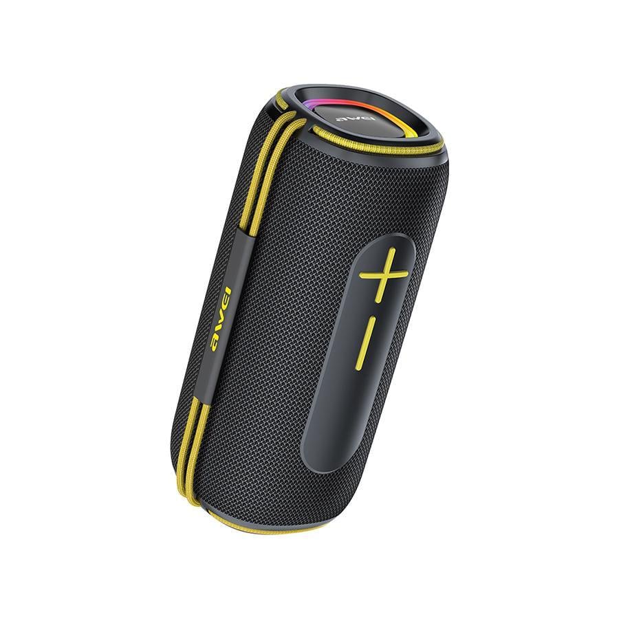 Колонка Bluetooth Awei KA5 20W Черный/Желтый (969101)