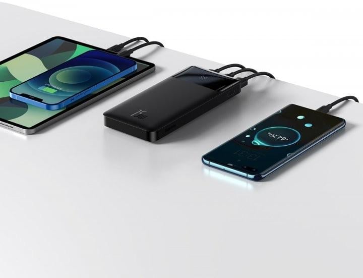 Повербанк BASEUS Bipow Digital display 10000 mAh на 15 W (1010) - фото 7 Повербанк BASEUS Bipow Digital display 10000 mAh на 15 W (1010) - фото 7