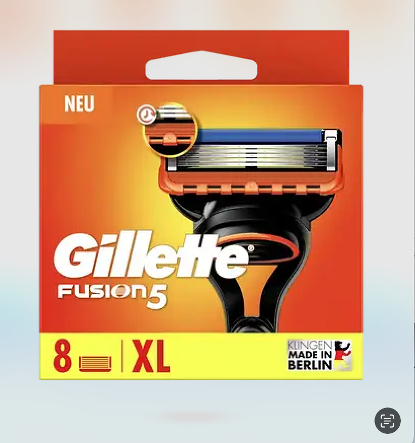 Картриджі змінні Gillette Fusion 5 для гоління чоловічі 8 шт. (12096486) - фото 6