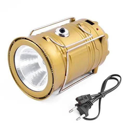 Фонарь-лампа туристический CAMPING MH-5800T LED на солнечной батарее Коричневый (ws84883-1) - фото 8