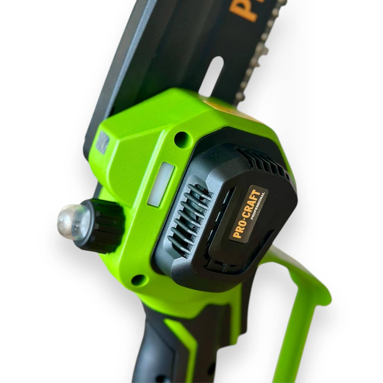 Пила мини Procraft PKA44 шина 6 и 8" для обрезки деревьев и распила дров в коробке с аккумулятором (PKA44-кор) - фото 6 Пила мини Procraft PKA44 шина 6 и 8" для обрезки деревьев и распила дров в коробке с аккумулятором (PKA44-кор) - фото 6