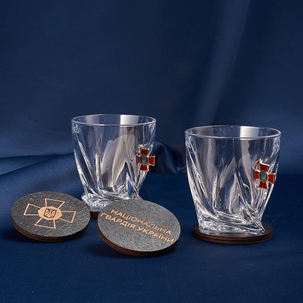 Подарочный набор рюмок с шевроном Национальная гвардия большой (28415109) - фото 6 Подарочный набор рюмок с шевроном Национальная гвардия большой (28415109) - фото 6
