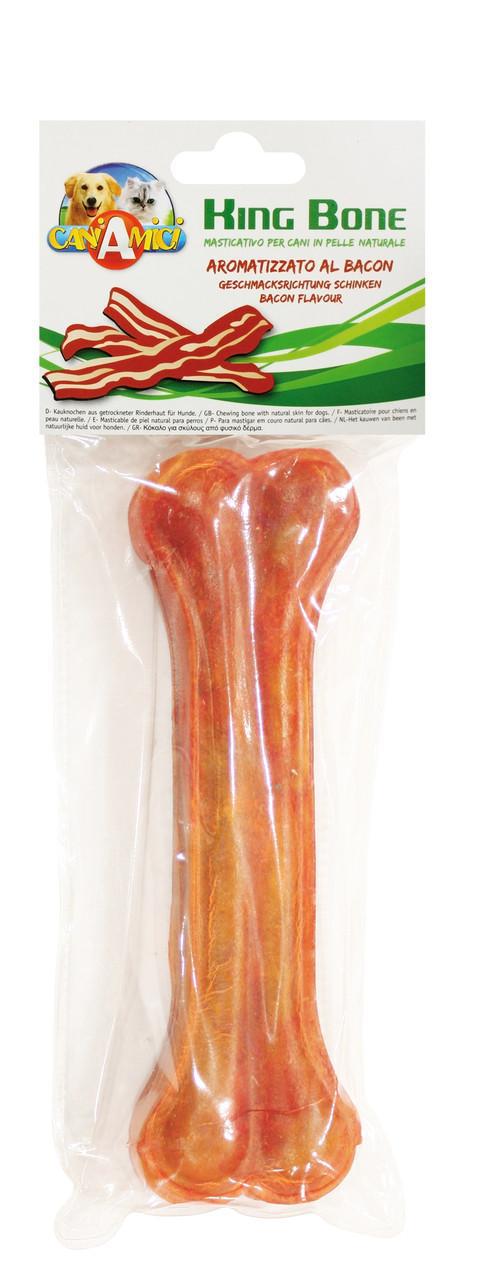 Лакомство для собак Croci King Bone Bacon Кость со вкусом бекона 32 см 1 шт.
