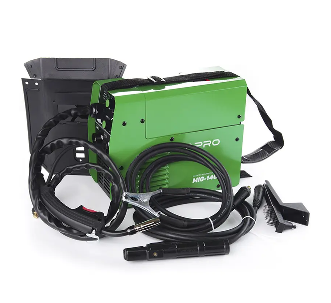 Сварочный полуавтомат Apro MIG-140 20-140 А MIG/MAG/MMA/TIG Lift проволока 0,6-1 мм катушка 1 кг кабели 3+2,5+2 м (894562)